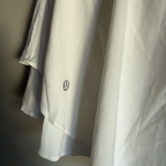 White Lululemon Court Rival High-Rise‎ Tennis Skirt size 10 - Picture 5 of 7